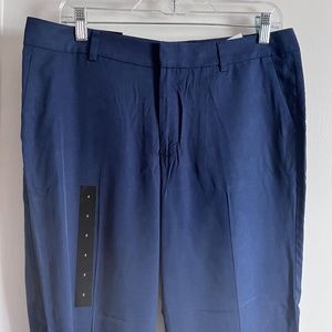 Banana Republic Lightweight Cuffed Crop Pants, Navy, 8, NWT